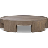 Sheffield Large-Warm Natural Coffee Table  Four Hands