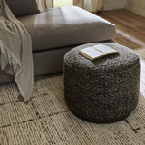 Featuring Sinclair Ivan Granite Round Ottoman by Four Hands at Amethyst Home. This round ottoman of textural upholstery can be placed just about anywhere, bringing with it a hip retro vibe.Overall Dimensions: 22.00"w x 22.00"d x 18.50"hWeight : 13.23 lbsMaterials : 60% Acrylic, 33% Cotton, 7% Polyester, Solid Parawood, 100% Polyester. Amethyst Home provides interior design, new construction, custom furniture, and area rugs in the Tampa metro area