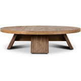 Sparrow Washed Old Oak Resawn Coffee Table  Four Hands