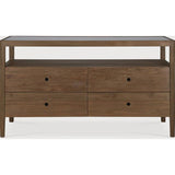 Featuring Spindle Reclaimed Teak Dresser by Ethnicraft at Amethyst Home. The Spindle collection found its inspiration in the traditional spinning wheel. Slightly tapered legs and rounded edges add a soft, sensual quality to this beautiful bedroom collection. This dresser is just as much at home in the bedroom as it is in commercial spaces as a stylish storage solution.Weight : 184. Amethyst Home provides interior design, new construction, custom furniture, and area rugs in the Charlotte metro area