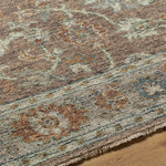 Featuring Reign Hand-Knotted Rug by Surya at Amethyst Home. The Reign Collection showcases traditional inspired designs that exemplify timeless styles of elegance, comfort, and sophistication. With their hand knotted construction, these rugs provide a durability that can not be found in other handmade constructions, and boasts the ability to be thoroughl.  Amethyst Home provides interior design, new home construction design consulting, vintage area rugs, and lighting in the Kansas City metro area.