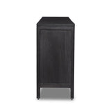 Featuring Sydney Black Cane 9 Drawer Dresser by Four Hands at Amethyst Home. Black-finished mango encases nine spacious drawers of woven black cane, for a textural, monochromatic look.Overall Dimensions: 86.00"w x 18.00"d x 34.00"hWeight : 235.67 lbsMaterials : Cane, Solid Mango. Amethyst Home provides interior design, new construction, custom furniture, and area rugs in the Scottsdale metro area