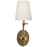 Featuring Alton Pivoting Sconce by Visual Comfort at Amethyst Home. Experience the elegant combination of tradition and artistry with our Alton Pivoting Sconce. Meticulously crafted for a timeless appeal, it adds a touch of sophistication to any space. Let its warm glow and intricate design elevate your home.
Overall Dimensions: 6" L x 6" W x 16.5".  Amethyst Home provides interior design, new home construction design consulting, vintage area rugs, and lighting in the Charlotte metro area.