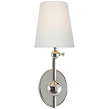 Featuring Alton Pivoting Sconce by Visual Comfort at Amethyst Home. Experience the elegant combination of tradition and artistry with our Alton Pivoting Sconce. Meticulously crafted for a timeless appeal, it adds a touch of sophistication to any space. Let its warm glow and intricate design elevate your home.
Overall Dimensions: 6" L x 6" W x 16.5".  Amethyst Home provides interior design, new home construction design consulting, vintage area rugs, and lighting in the Austin metro area.