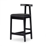 Featuring Tex Black Leather Counter Stool by Four Hands at Amethyst Home. This dark, monochromatic look inspired by Greek design meets black-finished Rosa Morada with black top-grain leather. A slim T-shape frame is perfectly sized for the counter.Overall Dimensions: 20.25"w x 17.75"d x 36.50"hWeight : 11.90 lbsMaterials : Top Grain Leather, Solid Rosa Morada, 100% Polyurethane Fo. Amethyst Home provides interior design, new construction, custom furniture, and area rugs in the Park City metro area