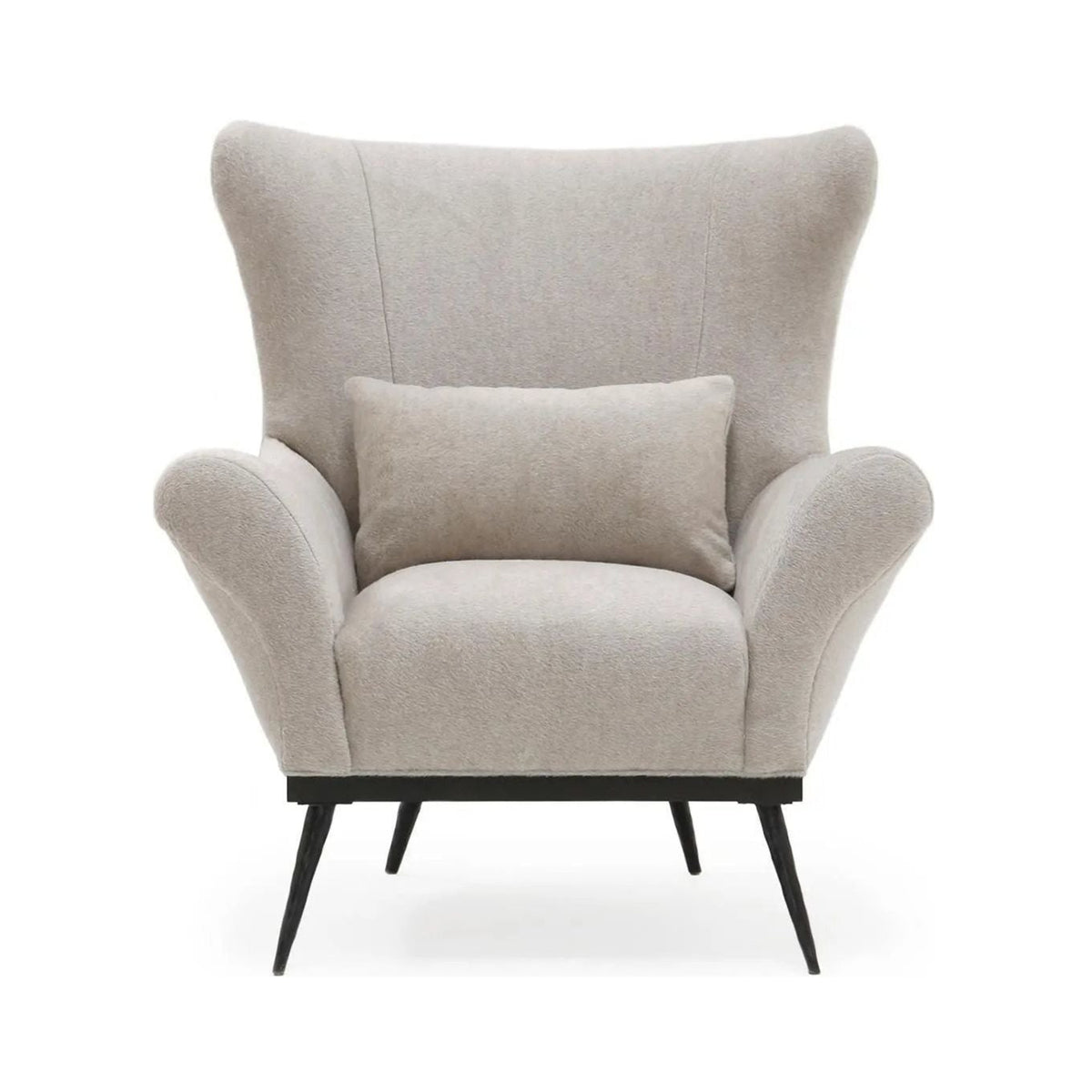 Paola Walnut Wing Chair By Verellen