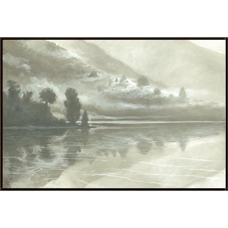 Whispers of the Misty Lake Art