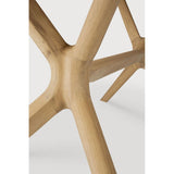 Featuring X Oak Rectangular Dining Table by Ethnicraft at Amethyst Home. Complex in its simplicity. The X table’s sturdy, yet intricate, construction is a true work of art and a credit to the most advanced woodworking techniques. With a seamless structural interplay between the unique shape of the legs and the soft lines of the tabletop, guests will enjoy the most comfortable se. Amethyst Home provides interior design, new construction, custom furniture, and area rugs in the Kansas City metro area