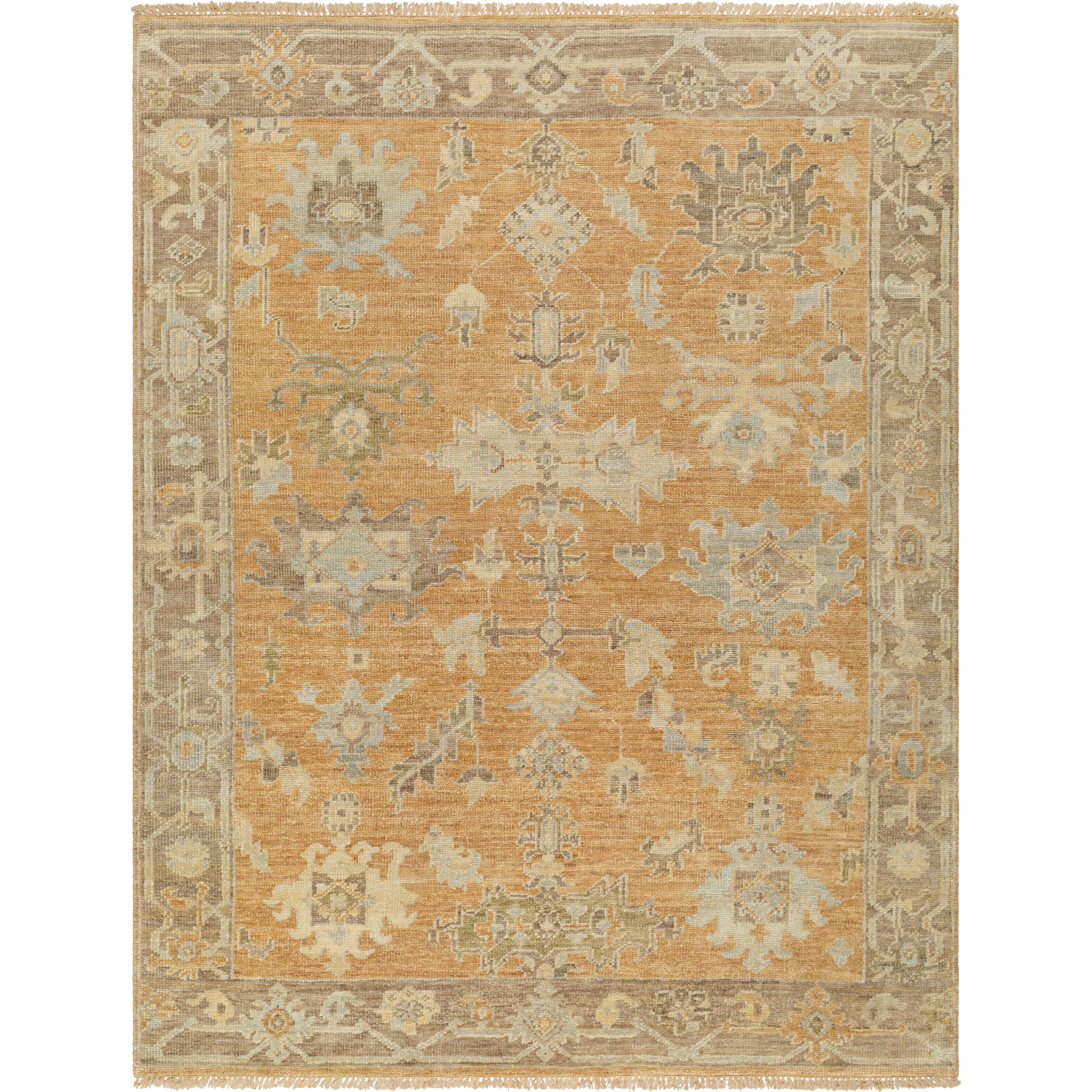 Featuring Antalya Leo Hand-Knotted Rug by Surya at Amethyst Home. The Antalya Leo showcases traditional inspired designs that exemplify timeless styles of elegance, comfort, and sophistication. With their Hand-Knotted construction, these rugs provide a durability that can not be found in other handmade constructions, and boasts the ability to be thoroughly cle.  Amethyst Home provides interior design, new home construction design consulting, vintage area rugs, and lighting in the Omaha metro area.
