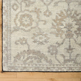 Featuring April Rug by Surya at Amethyst Home. A dreamy blend of classic motifs in hand-knotted wool.  This rug has an extra special black base with a natural wool and cashew design.
Easy to vacuum and enjoy for years to come.  We love that this style in minimal shedding and can be cleaned with soap and water..  Amethyst Home provides interior design, new home construction design consulting, vintage area rugs, and lighting in the Monterey metro area.