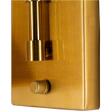 Featuring Stephi Wall Sconce by Surya at Amethyst Home. A fab mix of rattan and brass -- the Stephi wall sconce is a beautiful way to upgrade a space.  Enjoy a pivot shade and a cute little knob to turn on and off.
Fixture Dimensions: 15"L x 10"W x 12"HE-26/40 WUL CUL Certified.  Amethyst Home provides interior design, new home construction design consulting, vintage area rugs, and lighting in the Washington metro area.