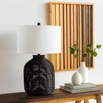 Featuring Gino Table Lamp by Surya at Amethyst Home. The Gino table lamp brings an organic modern look to a space by incorporating natural rattan.  Pair with warm woods for a curated look.
Switch Type: 3-WayNumber of bulbs: 1E-26/100 WUL CUL Certified.  Amethyst Home provides interior design, new home construction design consulting, vintage area rugs, and lighting in the Tampa metro area.