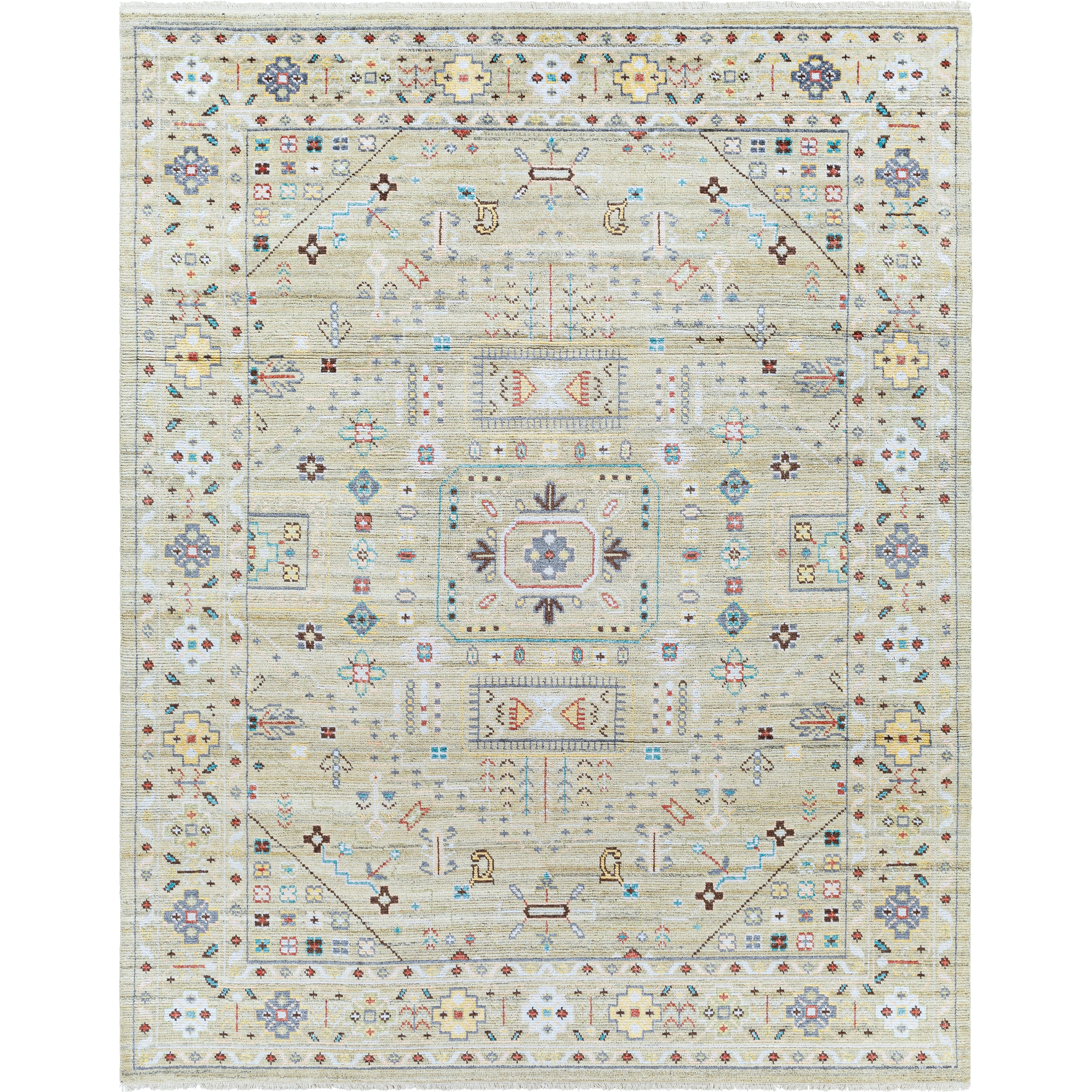 Featuring Kushal Delilah Hand-Knotted Rug by Surya at Amethyst Home. The Kushal Delilah showcases traditional inspired designs that exemplify timeless styles of elegance, comfort, and sophistication. With their Hand-Knotted construction, these rugs provide a durability that can not be found in other handmade constructions, and boasts the ability to be thoro.  Amethyst Home provides interior design, new home construction design consulting, vintage area rugs, and lighting in the Portland metro area.
