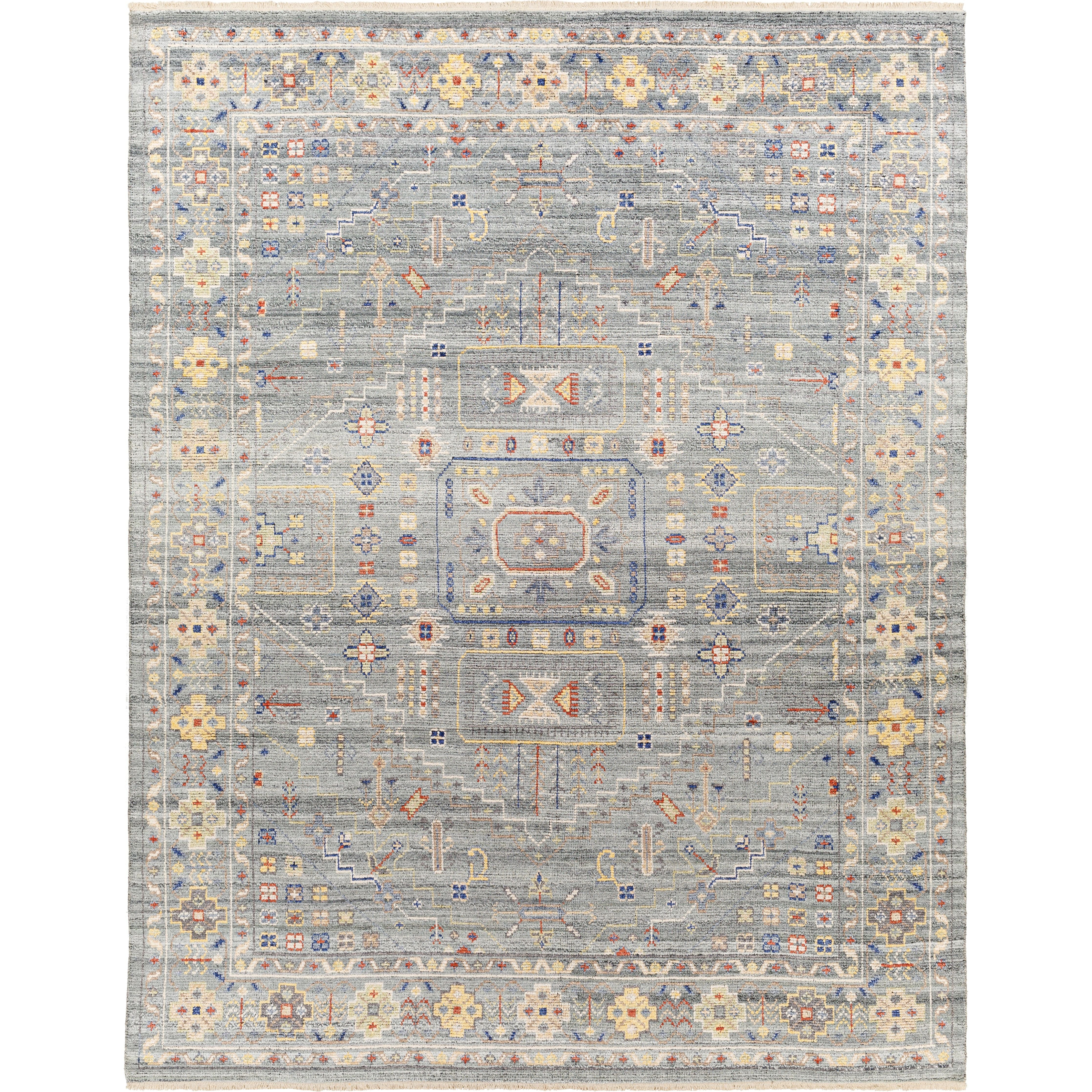 Featuring Kushal Noah Hand-Knotted Rug by Surya at Amethyst Home. The Kushal Noah showcases traditional inspired designs that exemplify timeless styles of elegance, comfort, and sophistication. With their Hand-Knotted construction, these rugs provide a durability that can not be found in other handmade constructions, and boasts the ability to be thoroughly cle.  Amethyst Home provides interior design, new home construction design consulting, vintage area rugs, and lighting in the Miami metro area.