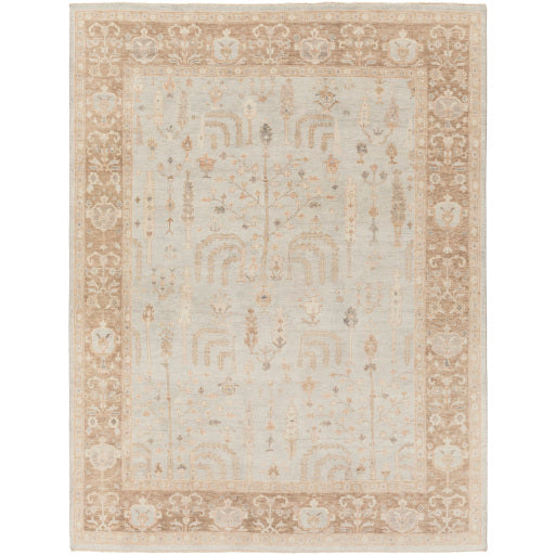 Featuring Normandy Cream / Powder Hand-Knotted Rug by Surya at Amethyst Home. Experience the unique warmth and vintage charm of the Normandy Hand-Knotted Rug. Crafted with traditional Ushak patterns, this rug will become a timeless centerpiece in any setting. Its versatile palette and antique wash add an effortless elegance, making it a perfect addition to any home.
With their Han. Amethyst Home provides interior design, new construction, custom furniture, and area rugs in the Calabasas metro area