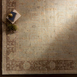Featuring Normandy Cream / Powder Hand-Knotted Rug by Surya at Amethyst Home. Experience the unique warmth and vintage charm of the Normandy Hand-Knotted Rug. Crafted with traditional Ushak patterns, this rug will become a timeless centerpiece in any setting. Its versatile palette and antique wash add an effortless elegance, making it a perfect addition to any home.
With their Ha. Amethyst Home provides interior design, new construction, custom furniture, and area rugs in the Nashville  metro area