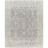 Featuring Palais Hand-Knotted Rug by Surya at Amethyst Home. Give your space an air of sophistication with our Palais Hand-Knotted Rug. Crafted with 100% wool in hues of charcoal, ivory, seafoam, and taupe, the rug features a soft texture and is contrasted with a deep center and bright border for an artful look. Perfect for adding depth and character to any room.
With their Hand-K. Amethyst Home provides interior design, new construction, custom furniture, and area rugs in the Calabasas metro area