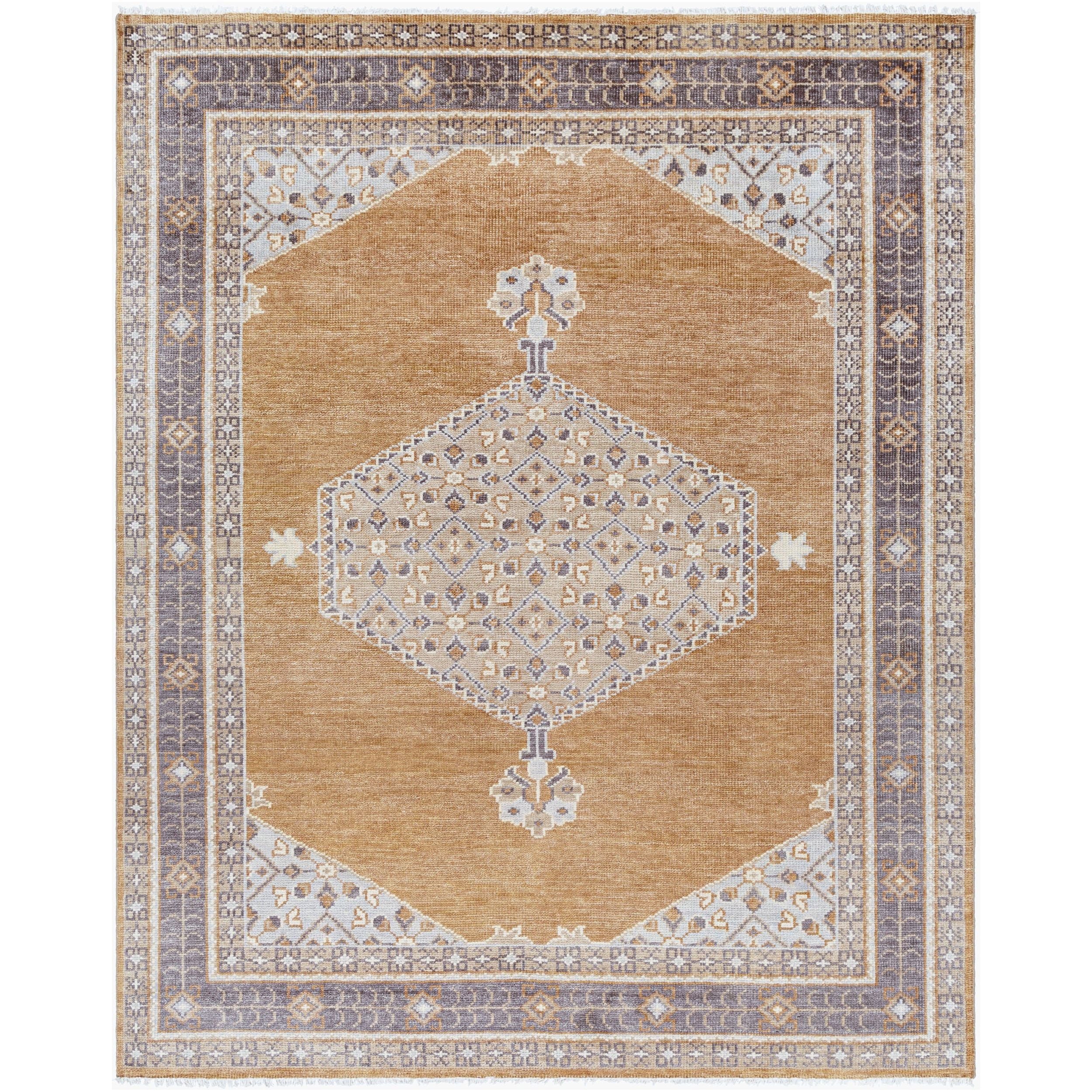 Featuring Riviera Hand-Knotted Rug by Surya at Amethyst Home. The Riviera Collection showcases traditional inspired designs that exemplify timeless styles of elegance, comfort, and sophistication. With their Hand-Knotted construction, these rugs provide a durability that can not be found in other handmade constructions, and boasts the ability to be thorou.  Amethyst Home provides interior design, new home construction design consulting, vintage area rugs, and lighting in the Des Moines metro area.