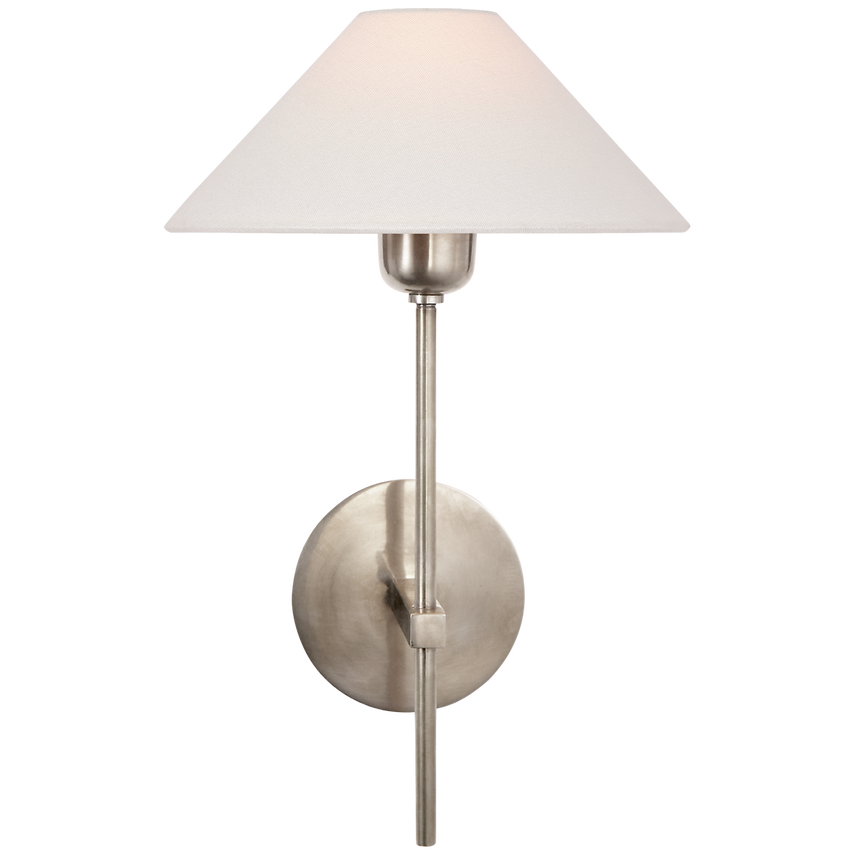 Featuring Hackney Single Sconce by Visual Comfort at Amethyst Home. The Hackney Single Sconce features an angular design and sophisticated finishes, achieving a modern and refined look. With its sleek and elegant features, this sconce is the perfect addition to any space, adding a touch of contemporary style. Elevate your decor with the Hackney Single Sco.  Amethyst Home provides interior design, new home construction design consulting, vintage area rugs, and lighting in the Alpharetta metro area.