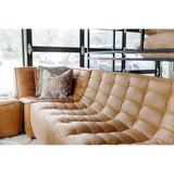 N701 Old Saddle 90° Round Left Corner Modular Sofa Set | ready to ship!
