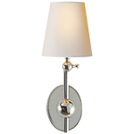 Featuring Alton Pivoting Sconce by Visual Comfort at Amethyst Home. Experience the elegant combination of tradition and artistry with our Alton Pivoting Sconce. Meticulously crafted for a timeless appeal, it adds a touch of sophistication to any space. Let its warm glow and intricate design elevate your home.
Overall Dimensions: 6" L x 6" W x 16.5".  Amethyst Home provides interior design, new home construction design consulting, vintage area rugs, and lighting in the Boston metro area.