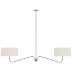 Featuring Canto 68" Linear Chandelier by Visual Comfort at Amethyst Home. Introducing the Canto 68" Linear Chandelier, a mode