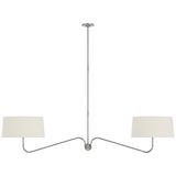 Featuring Canto 68" Linear Chandelier by Visual Comfort at Amethyst Home. Introducing the Canto 68" Linear Chandelier, a mode