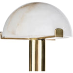 Featuring Ursu Table Lamp by Surya at Amethyst Home. A designer favorite -- the Ursula lamp is perfect for a modern, soft look.  Brass look with an alabaster style glass shade.
Overall Dimensions: 15"H x 8"W x 8"D
Cord Length: 6'
Switch Type: Line
Number of bulbs: 1
E-26/25 W
UL CUL Certified.  Amethyst Home provides interior design, new home construction design consulting, vintage area rugs, and lighting in the Salt Lake City metro area.