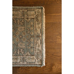 Featuring Heirloom Aqua / Stone Hand-Knotted Rug by Loloi at Amethyst Home. Bring a touch of antiqued beauty into your home with this Heirloom Aqua / Stone Area Rug from Loloi. This wool and cotton collection tastefully honor the art of hand knotted rugs from India. Heirloom evokes a sense of unique sophistication with its traditional Serapi rug color palett.  Amethyst Home provides interior design, new home construction design consulting, vintage area rugs, and lighting in the Seattle metro area.