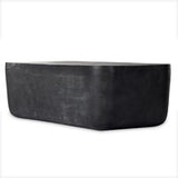 Featuring Basil Large Outdoor Rectangle Coffee Table by Four Hands at Amethyst Home. With organic curved edges and a hollow metal profile, this Basil coffee table is an Amethyst favorite.  Easy to wipe and we love how the modern look pops against your favorite seasonal flowers.
Overall Dimensions: 50"W x 25"L x 16"HColors: Matte White Cast AluminumMaterials. Amethyst Home provides interior design, new home construction design consulting, vintage area rugs, and lighting in the Nashville metro area.