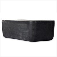 Featuring Basil Large Outdoor Rectangle Coffee Table by Four Hands at Amethyst Home. With organic curved edges and a hollow metal profile, this Basil coffee table is an Amethyst favorite.  Easy to wipe and we love how the modern look pops against your favorite seasonal flowers.
Overall Dimensions: 50"W x 25"L x 16"HColors: Matte White Cast AluminumMaterials. Amethyst Home provides interior design, new home construction design consulting, vintage area rugs, and lighting in the Nashville metro area.