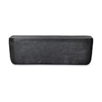 Featuring Basil Large Outdoor Rectangle Coffee Table by Four Hands at Amethyst Home. With organic curved edges and a hollow metal profile, this Basil coffee table is an Amethyst favorite.  Easy to wipe and we love how the modern look pops against your favorite seasonal flowers.
Overall Dimensions: 50"W x 25"L x 16"HColors: Matte White Cast AluminumMaterials:. Amethyst Home provides interior design, new home construction design consulting, vintage area rugs, and lighting in the Monterey metro area.