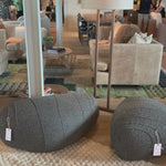 Lola pouf in Kenzo - Graphite Fabric