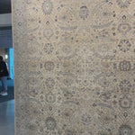 The Tierzah Merey Area Rug by Jaipur Living, or TRZ01, boasts a Persian knot construction and tonal gray, beige, and charcoal palette that grounds any space. This artisan-made rug features fringe trimmed details for a touch of global charm. This is perfect for your living room, bedroom, or other medium traffic area.