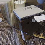 The Valencia Coffee Table is bench-crafted with sustainably harvested hardwood in Verellen's North Carolina atelier. Each table is handmade and takes 8 to 12 weeks for delivery. Amethyst Home provides interior design, new home construction design consulting, vintage area rugs, and lighting in the Dallas metro area.