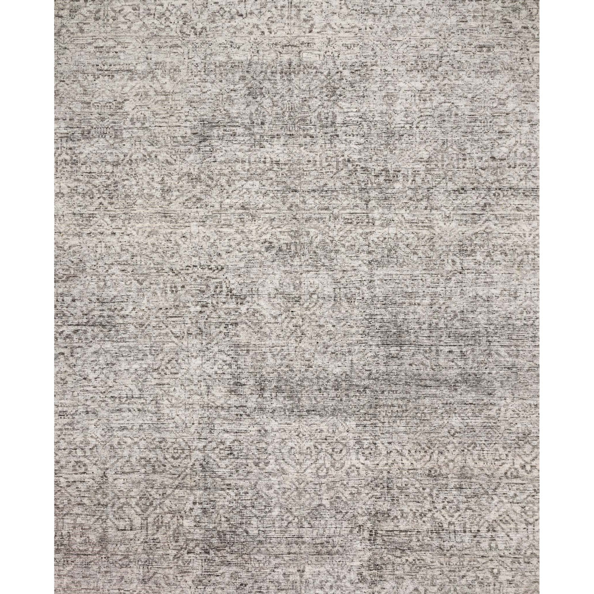 Tapis noué à la main Amara ivoire/taupe