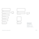 A Verellen best-seller, the Adrian Ottoman family is a multi-tasking champ as an ottoman or a seat.  Standard options include:  tight seat foam down construction slipcovered and upholstered available double needle stitch detail sits on glides Overall Height: 16"