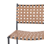 Featuring Garza Natural Leather Bar + Counter Stool by Four Hands at Amethyst Home. The Garza Natural Leather Bar + Counter Stool provides such a comfortable sit with thickly cut soft top grain leather. The slim iron frame gives off a sleek and luxurious vibe sure to elevate your dining experience and improve the overall aesthetic of your kitchen.
Bar Stoo.  Amethyst Home provides interior design, new home construction design consulting, vintage area rugs, and lighting in the Charlotte metro area.