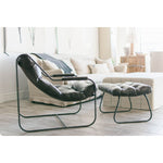 Featuring Brando Leather Ottoman by Cisco Brothers at Amethyst Home. This gorgeous custom leather ottoman, the Brando Leather Ottoman by Cisco Brothers, pairs well with our Brando Chair, also from Cisco Brothers. As shown in Spur Terracotta in a Grade 500 leather. Lifestyle shots in the dark leather are discontinued.
Ottoman size: 25"w x 20"d x 16.5"h.  Amethyst Home provides interior design, new home construction design consulting, vintage area rugs, and lighting in the Scottsdale metro area.