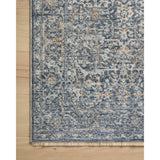 Featuring Angela Rose x Loloi Blake Denim / Taupe Rug by Loloi at Amethyst Home. Designed in an expertly distressed antique style, the Angela Rose x Loloi Blake Denim / Taupe rug features traditional motifs that have softened into the background, making it an effortless neutral in any room. Muted earth-toned palettes complement a range of furniture, while subtle cream-colored fringe at the. Amethyst Home provides interior design services, furniture, rugs, and lighting in the Alpharetta metro area.