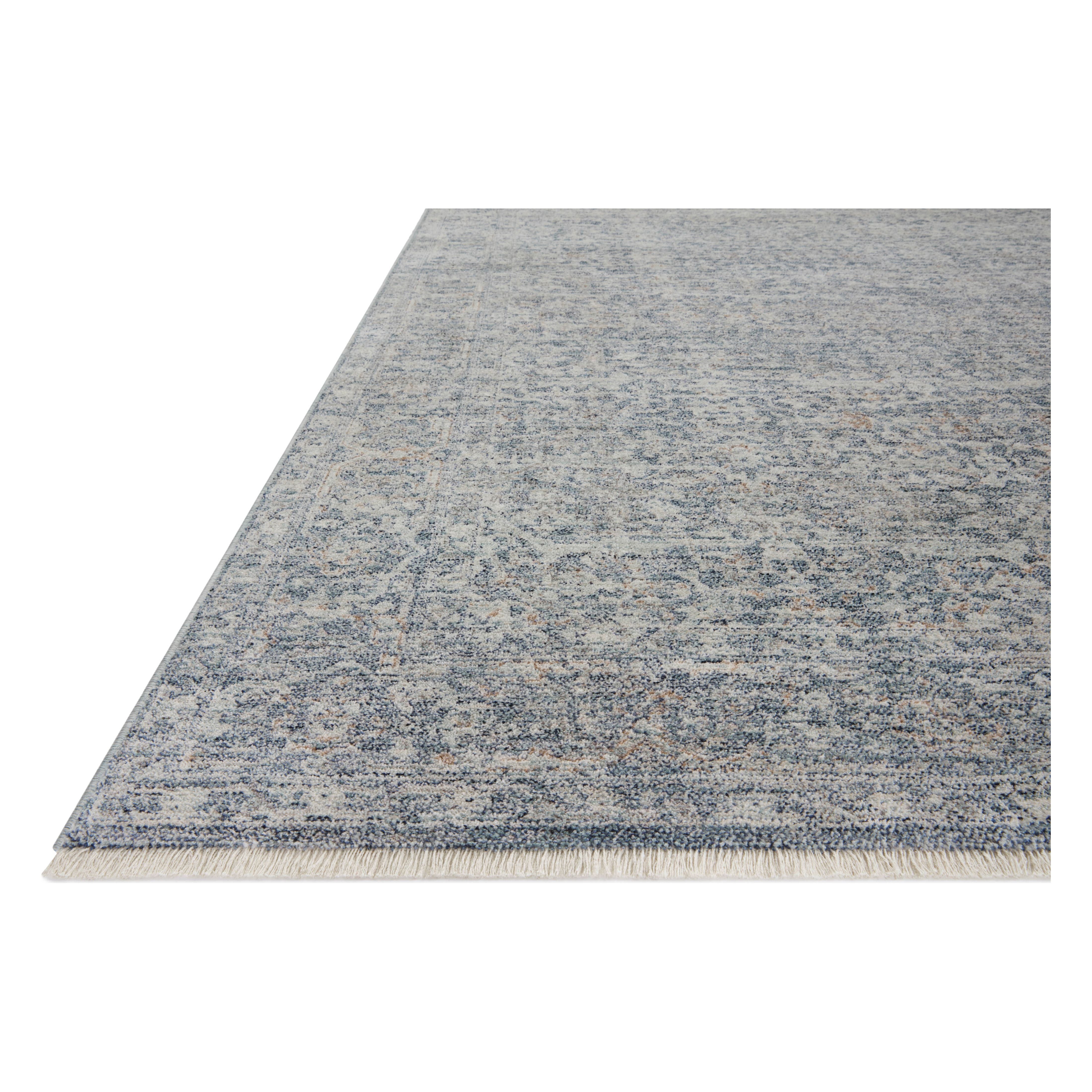 Featuring Angela Rose x Loloi Blake Denim / Taupe Rug by Loloi at Amethyst Home. Designed in an expertly distressed antique style, the Angela Rose x Loloi Blake Denim / Taupe rug features traditional motifs that have softened into the background, making it an effortless neutral in any room. Muted earth-toned palettes complement a range of furniture, while subtle cream-colored fringe . Amethyst Home provides interior design services, furniture, rugs, and lighting in the Colorado Springs metro area.