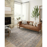 Featuring Angela Rose x Loloi Blake Ocean / Mocha Rug by Loloi at Amethyst Home. Designed in an expertly distressed antique style, the Angela Rose x Loloi Blake Ocean / Mocha rug features traditional motifs that have softened into the background, making it an effortless neutral in any room. Muted earth-toned palettes complement a range of furniture, while subtle cream-colored fringe at th. Amethyst Home provides interior design services, furniture, rugs, and lighting in the Kansas City metro area.