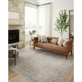 Featuring Angela Rose x Loloi Blake Sky / Beige Rug by Loloi at Amethyst Home. Designed in an expertly distressed antique style, the Angela Rose x Loloi Blake Sky / Beige rug features traditional motifs that have softened into the background, making it an effortless neutral in any room. Muted earth-toned palettes complement a range of furniture, while subtle cream-colored fringe at the edge. Amethyst Home provides interior design services, furniture, rugs, and lighting in the Nashville metro area.