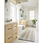 Featuring Angela Rose x Loloi Colton Ivory / Sage Rug by Loloi at Amethyst Home. The Angela Rose x Loloi Colton Ivory / Sage rug is a new take on the staple jute rug, blended with cotton for added softness. In a range of linear designs in modern earth tones, Colton can add visual interest to a room or serve as a gently textured neutral. This collection is hand-woven in India and GoodWeave . Amethyst Home provides interior design services, furniture, rugs, and lighting in the Alpharetta metro area.