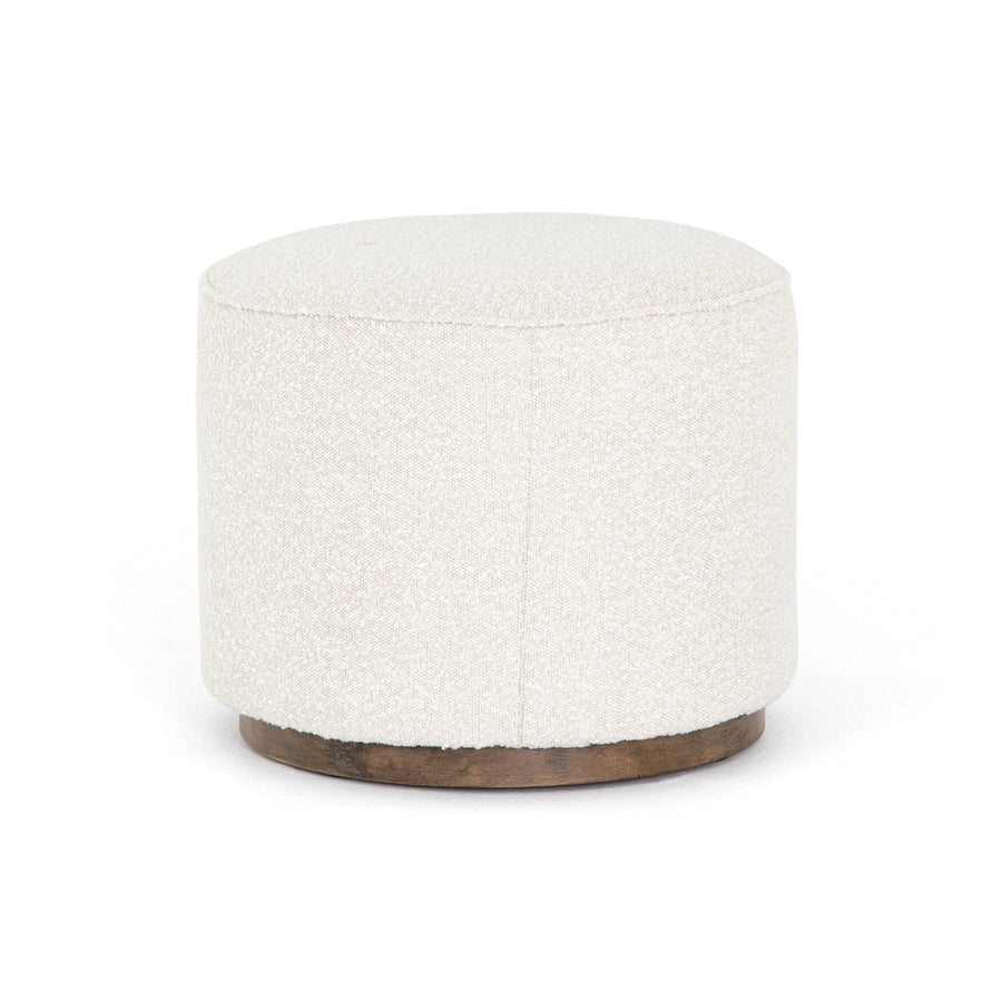 Sinclair Round Ottoman - Knoll Natural