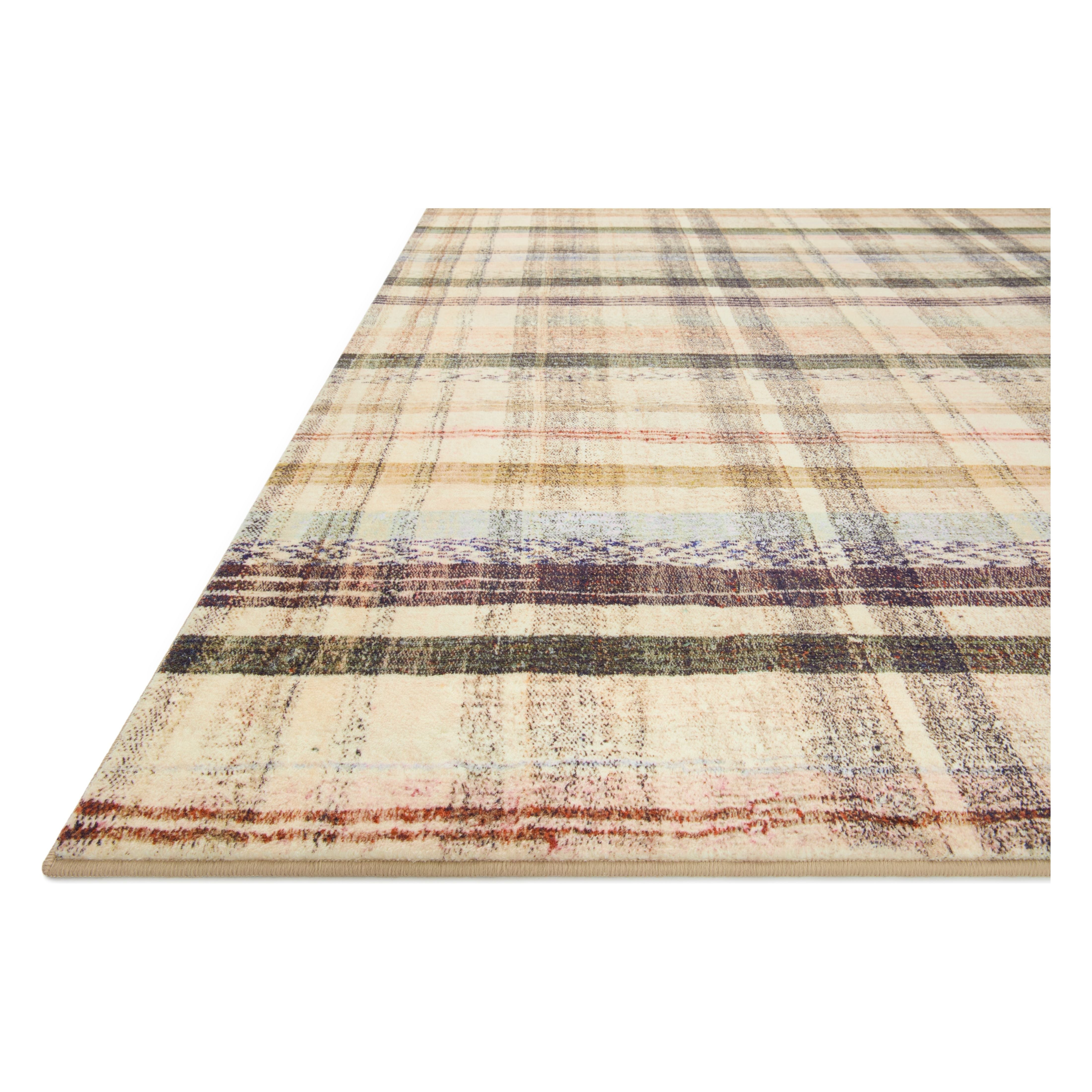 Featuring Chris Loves Julia x Loloi Humphrey Ivory / Multi Rug by Loloi at Amethyst Home. This trademarked CloudPile™ feel by Loloi is sooooo cozy. The Humphrey Ivory / Multi rug needs to be in a bedroom or a fun hangout spot pronto!
The Humphrey Ivory / Multi rug for Chris Loves Julia x Loloi prove that stripes and plaid never go out of style in the right color palette. With modern tones a. Amethyst Home provides interior design services, furniture, rugs, and lighting in the Nashville metro area.