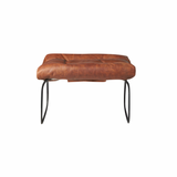 Featuring Brando Leather Ottoman by Cisco Brothers at Amethyst Home. This gorgeous custom leather ottoman, the Brando Leather Ottoman by Cisco Brothers, pairs well with our Brando Chair, also from Cisco Brothers. As shown in Spur Terracotta in a Grade 500 leather. Lifestyle shots in the dark leather are discontinued.
Ottoman size: 25"w x 20"d x 16.5"h. Amethyst Home provides interior design, new home construction design consulting, vintage area rugs, and lighting in the Charlotte metro area.