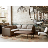Featuring Kardell Upholstered 2 arm Sectional by Cisco Brothers at Amethyst Home. The Kardell Upholstered 2 arm Sectional by Cisco Brothers has clean lines and a modern feek. Get the whole family together for game night or getting your friends together, this is a piece that will be everyone's favorite.
Overall: 90"w x 90"d x 30"hOverall Sitting Space: 82"w x. Amethyst Home provides interior design, new home construction design consulting, vintage area rugs, and lighting in the Boston metro area.