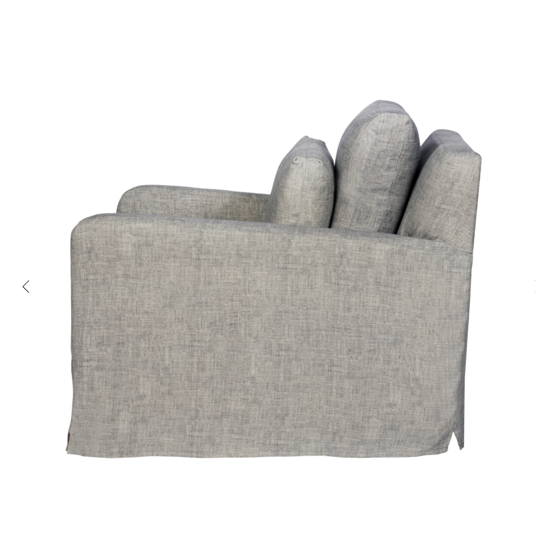 Featuring Malibu Chair by Cisco Brothers at Amethyst Home. This deep and low resting Malibu Chair is one of our absolute favorites by Cisco Brothers! As shown slipcovered Nolita Denim, a similar fabric to Brevard Rose 100% linen, and Brevard Burlap. Lifestyle in Mariet Marine.
Size: 33"w x 29"h x 39"dSeat Space: 22"w x 23"d x 18"h
All pieces are priced wit. Amethyst Home provides interior design, new home construction design consulting, vintage area rugs, and lighting in the Houston metro area.