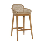 Featuring Audra Brown Outdoor Barstool by Dovetail at Amethyst Home. Enhance your outdoor space with the Audra Brown Outdoor Barstool. Its sleek, stylish design boasts strong construction and weather-resistant qualities to ensure years of durability and comfort. Perfect for entertaining guests or enjoying a peaceful evening outdoors.
Depth : 23 inFinish : Natur. Amethyst Home provides interior design, new home construction design consulting, vintage area rugs, and lighting in the Tampa metro area.